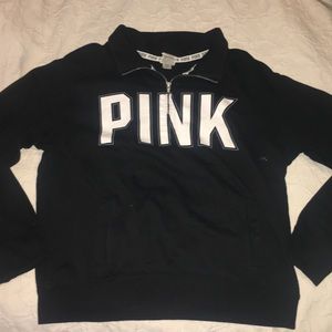 PINK quarter zip sweatshirt
